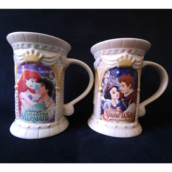Vintage Disney Store Exclusive Ceramic Coffee Mug Cup Set of 6 12 oz Rare - Picture 10 of 14